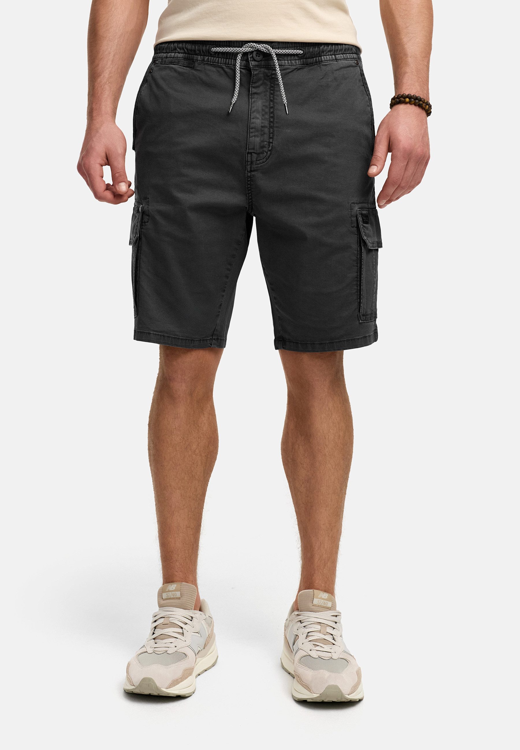 Indicode Cargoshorts INKews mit elastischem Bund günstig online kaufen