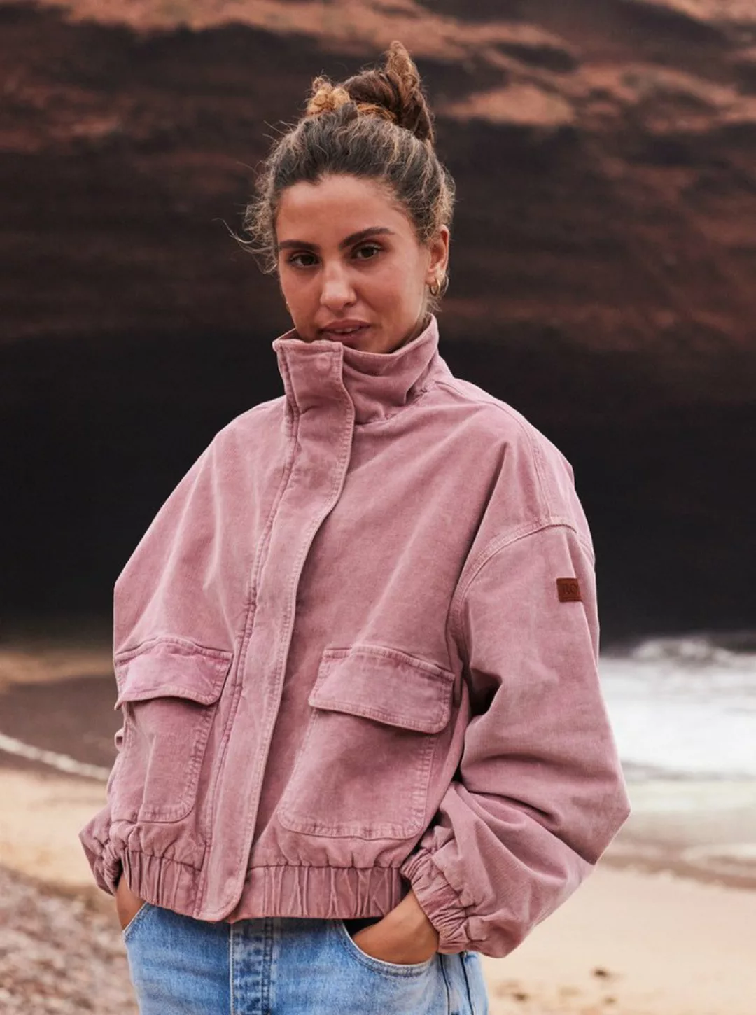 Roxy Cordjacke Slow Song - Übergroße Kordjacke für Frauen günstig online kaufen