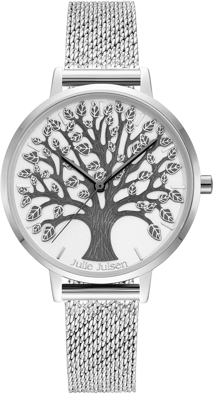 Julie Julsen Quarzuhr "Tree of Life Silver, JJW1277SME" günstig online kaufen