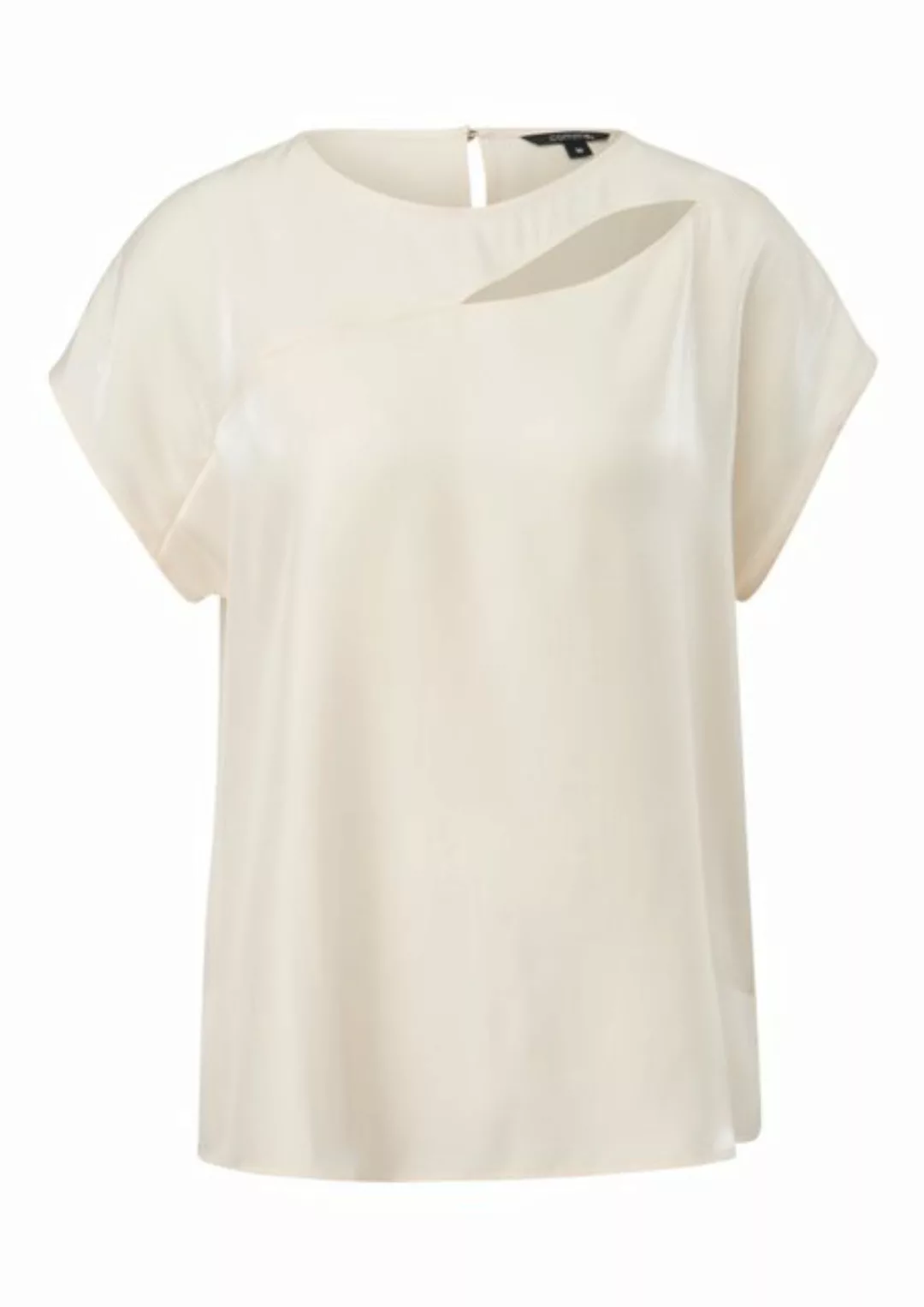 Comma T-Shirt mit Ausschnitt an der Front günstig online kaufen