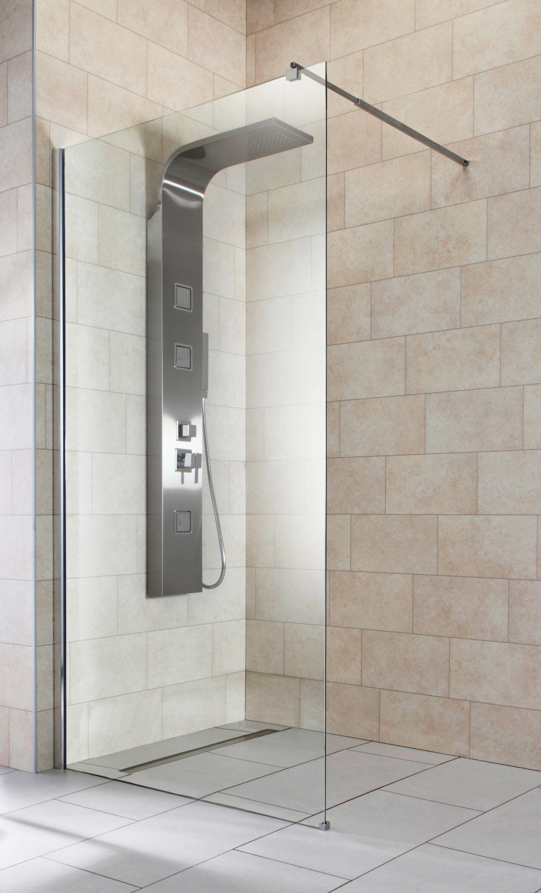 welltime Walk-in-Dusche Tropea, Einscheibensicherheitsglas, (1 tlg), günstig online kaufen