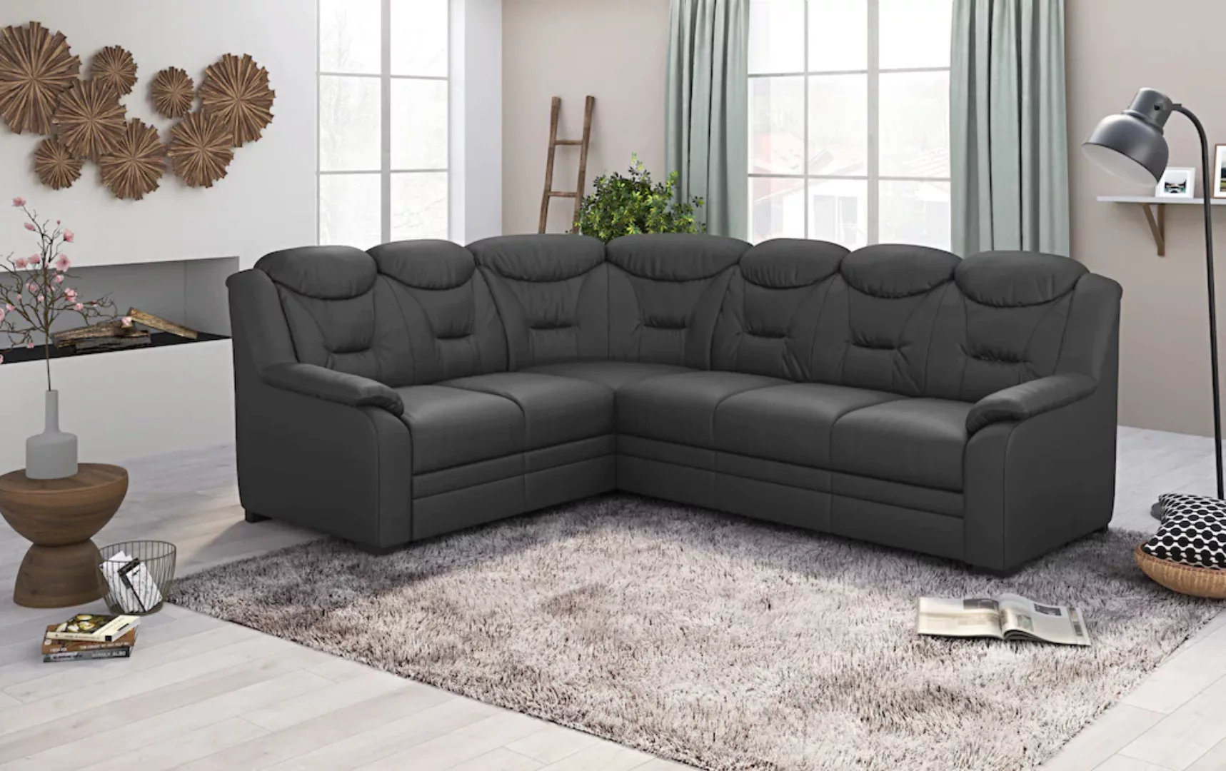 COTTA Ecksofa "Marcus L-Form", wahlweise mit Bettfunktion & Stauraum günstig online kaufen