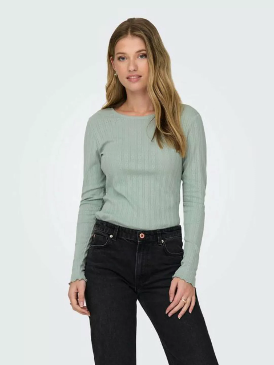 ONLY Langarmshirt ONLCARLOTTA L/S TOP NOOS JRS günstig online kaufen