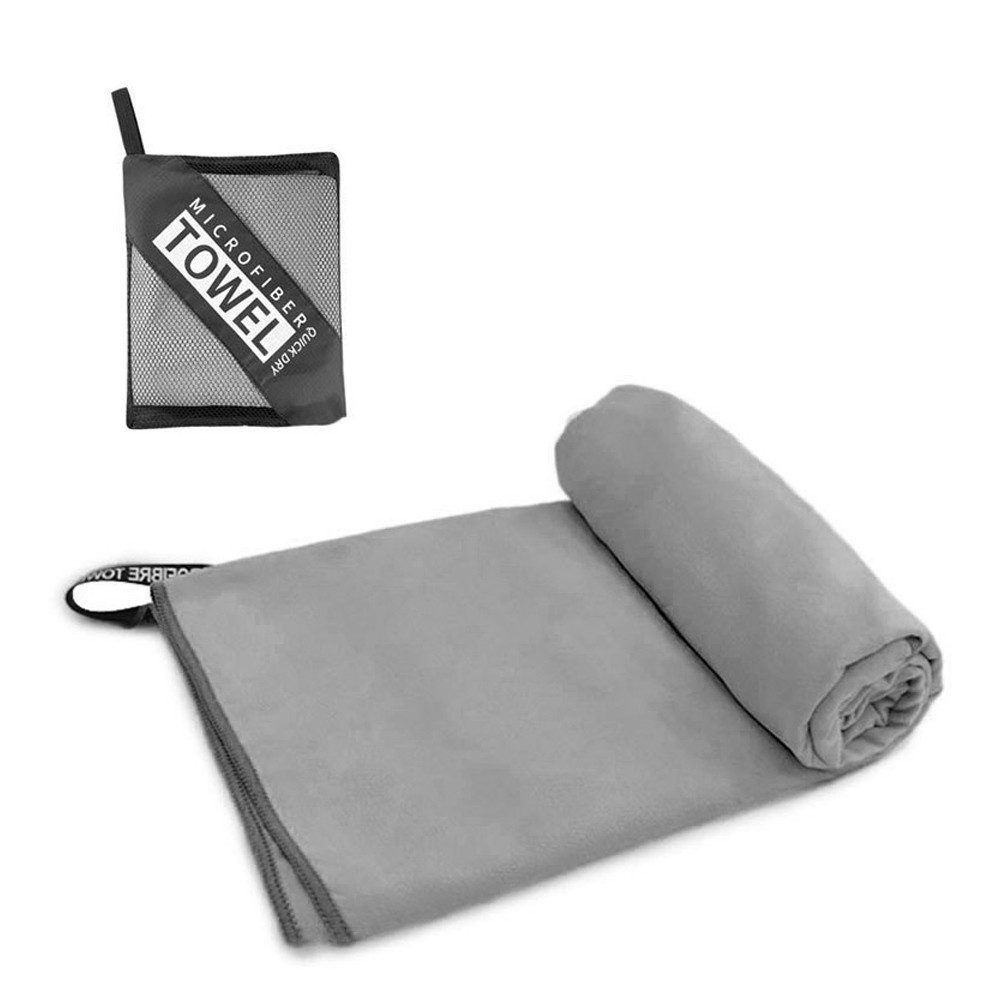 Coonoor Strandtuch Mikrofaser Handtuch Set-180x80cm+80x40cm, Strandtuch, günstig online kaufen
