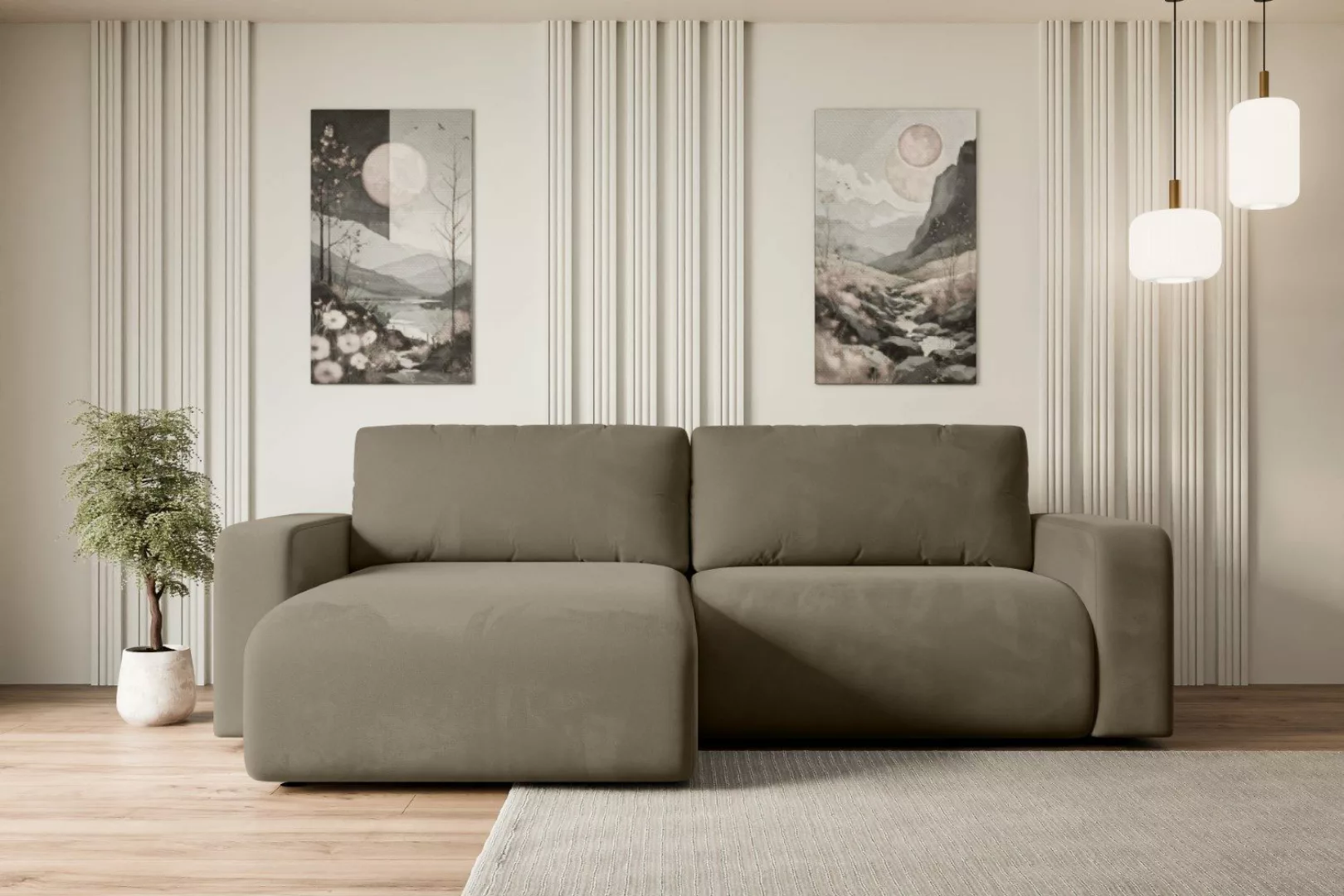 ALTDECOR Ecksofa KLEEA-L, Couch mit Schlaffunktion, günstig online kaufen