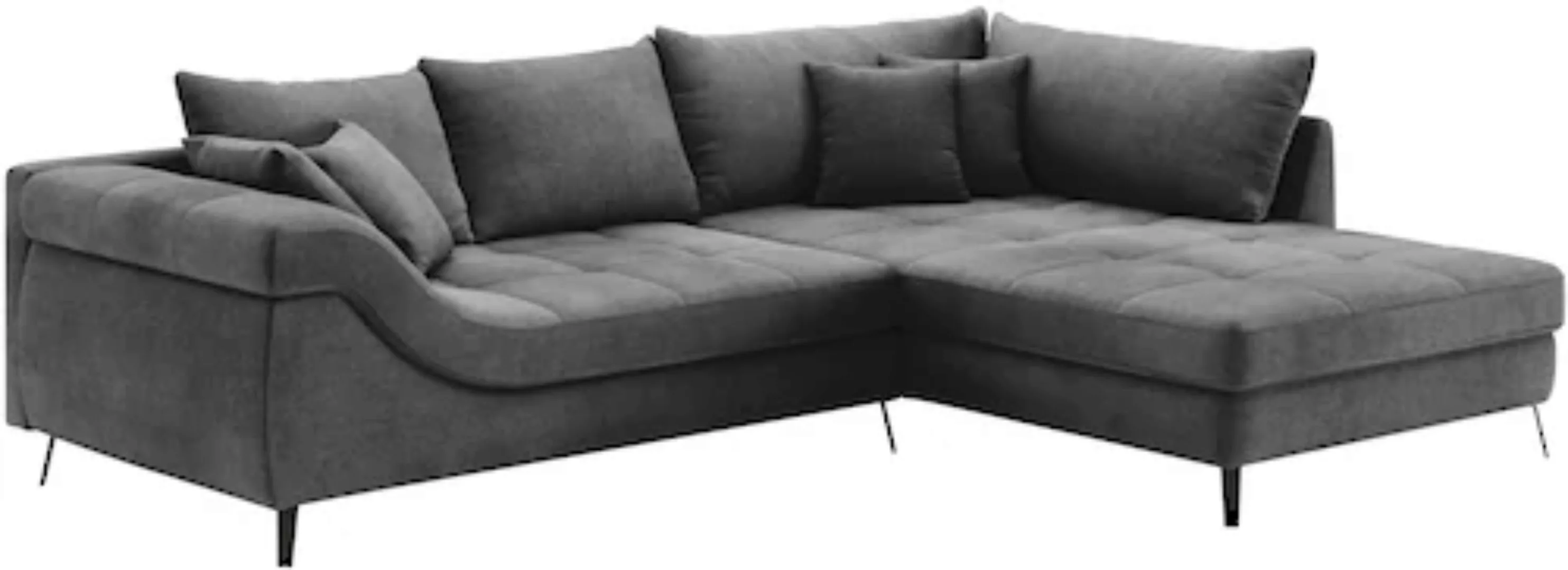 Mr. Couch Ecksofa "Portofino, L-Form", Mit Kaltschaumpolsterung, bis 140 kg günstig online kaufen