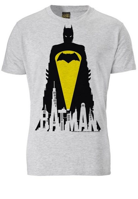 LOGOSHIRT T-Shirt DC - Batman - Skyline mit Batman-Motiv günstig online kaufen