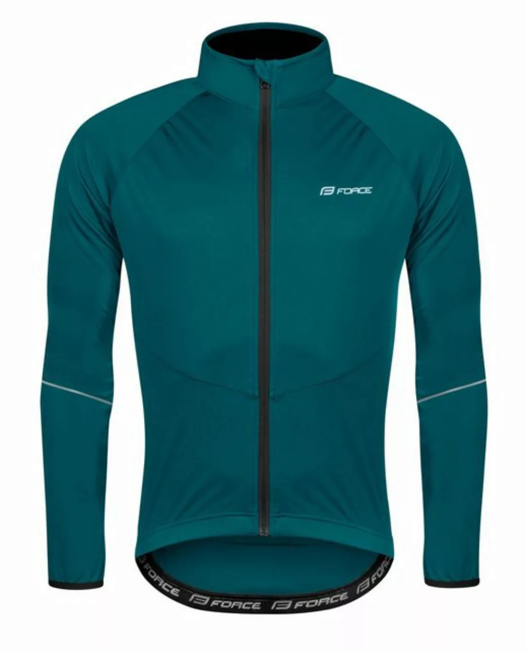 FORCE Fahrradjacke Jacke FORCE ARROW Petrol Blau +5 °C bis +15 °C günstig online kaufen