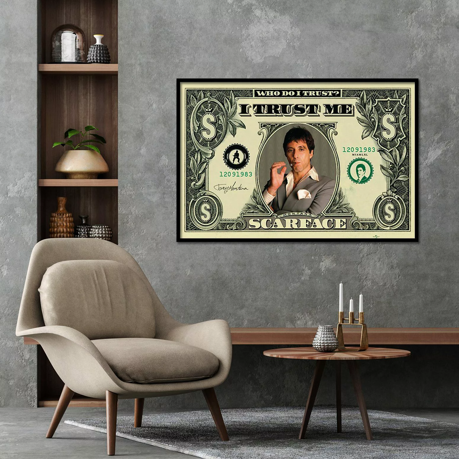 PYRAMID Poster Scarface Dollarschein (Who do günstig online kaufen