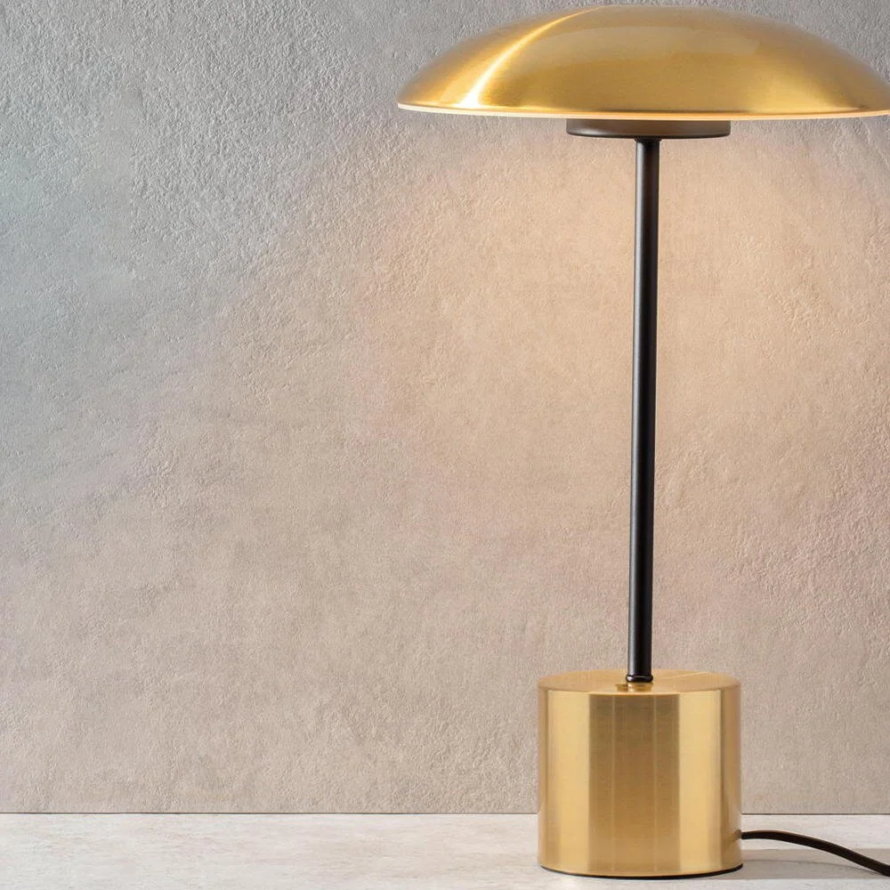LED Tischleuchte Lash in Gold und Schwarz 5W 250lm günstig online kaufen