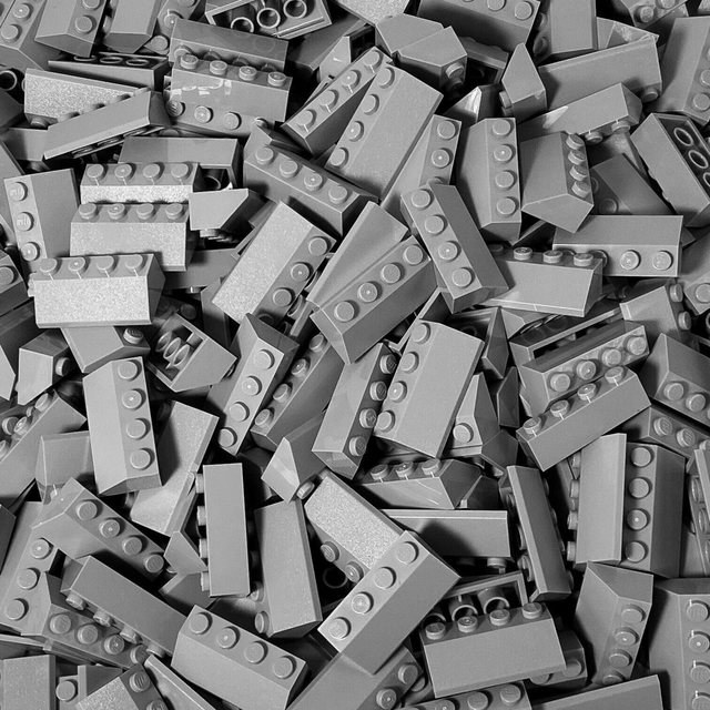 LEGO® Spielbausteine LEGO® 2x4 Dachsteine Dach Hellgrau für Dach - 3037 NEU günstig online kaufen