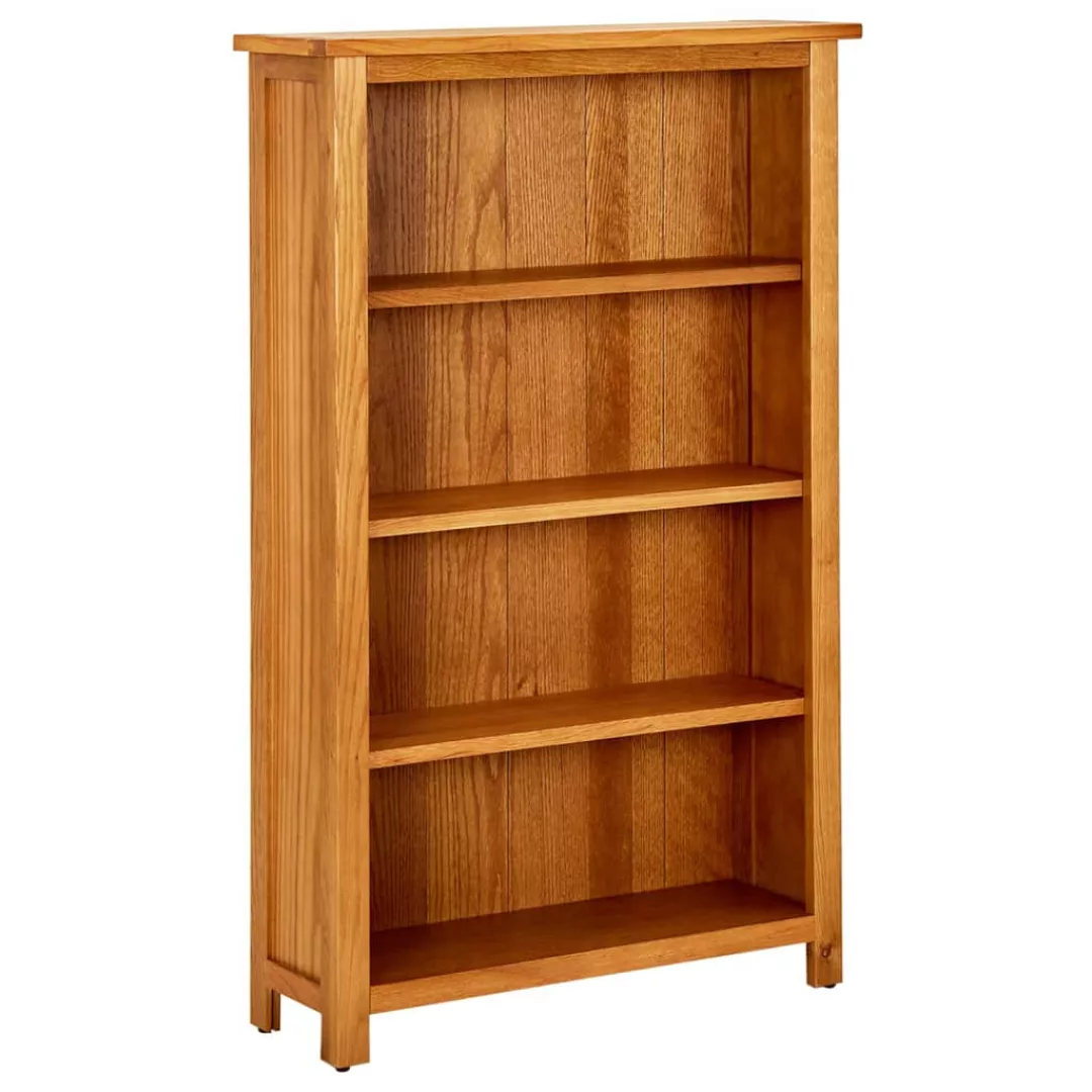 Bücherregal 4 Fecher 70x22x110 Cm Massivholz Eiche günstig online kaufen