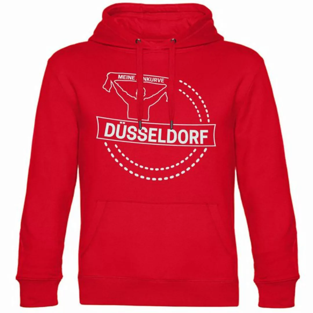 multifanshop Kapuzensweatshirt Düsseldorf - Meine Fankurve - Hoodie günstig online kaufen