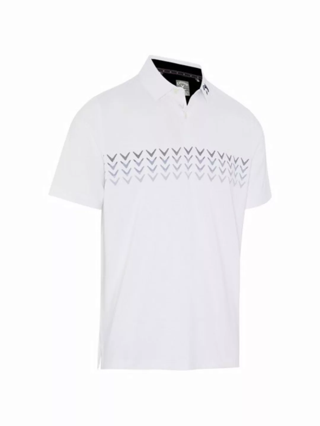 Callaway Poloshirt Callaway Golf Polo Chevron Block Print Weiß Herren M günstig online kaufen