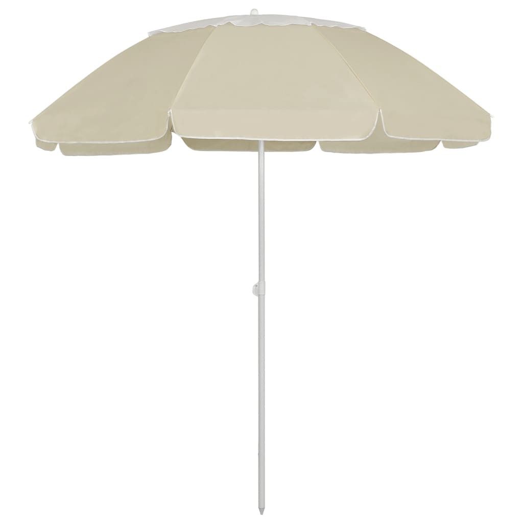 vidaXL Sonnensegel Strandschirm Sandgelb 300 cm, günstig online kaufen