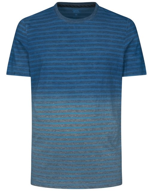 camel active T-Shirt Herren T-Shirt Kurzarm Schwarz Blau Gelb Rundhals günstig online kaufen
