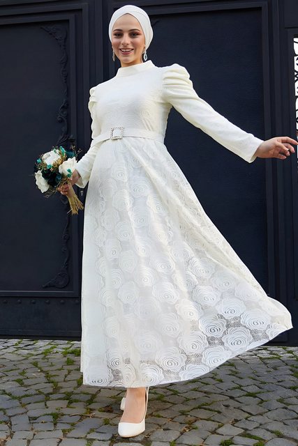 Modabout Maxikleid Langes Kleider Abaya Hijab Kleid Damen - NELB0007D4645EK günstig online kaufen