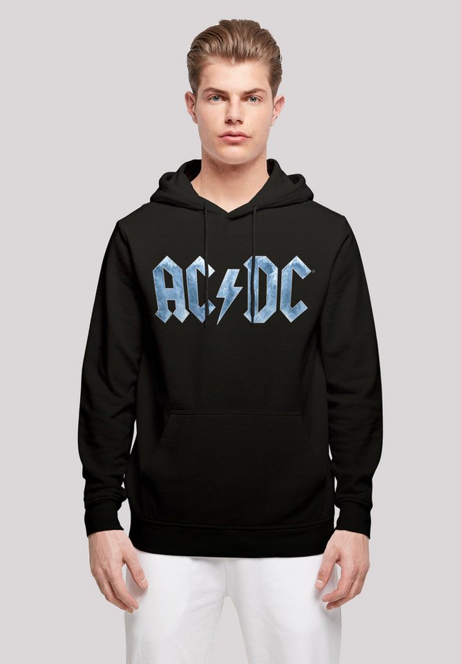 F4NT4STIC Kapuzenpullover ACDC Rock Band Blue Ice Logo Print günstig online kaufen