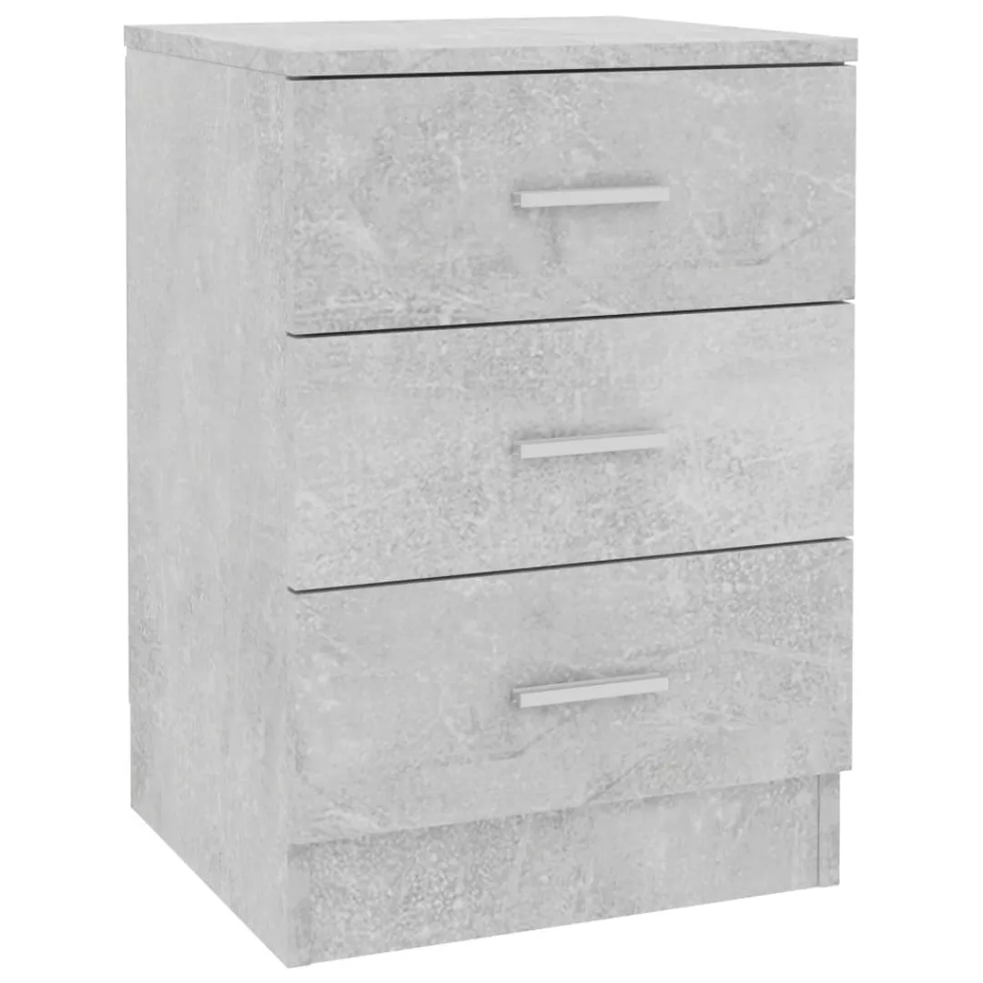 Nachtschrank Betongrau 38×35×56 Cm Spanplatte günstig online kaufen