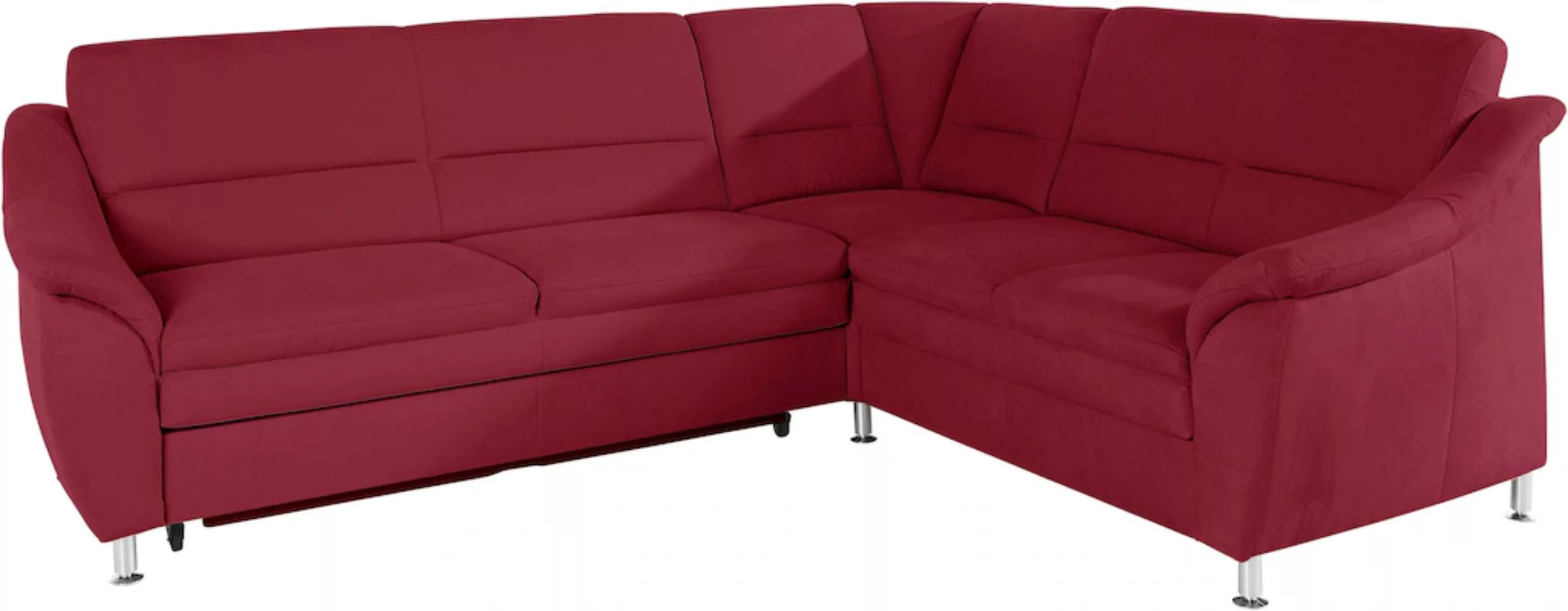Places of Style Ecksofa »Cardoso L-Form«, Federkern, wahlweise mit Bett, Sc günstig online kaufen