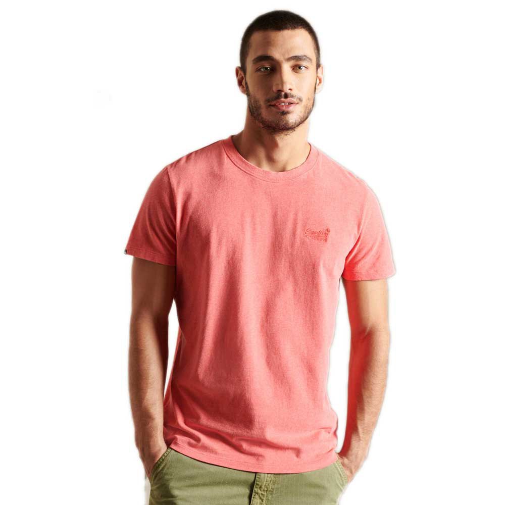 Superdry Vintage Logo Embroidered Kurzärmeliges T-shirt XS Coral Marl günstig online kaufen