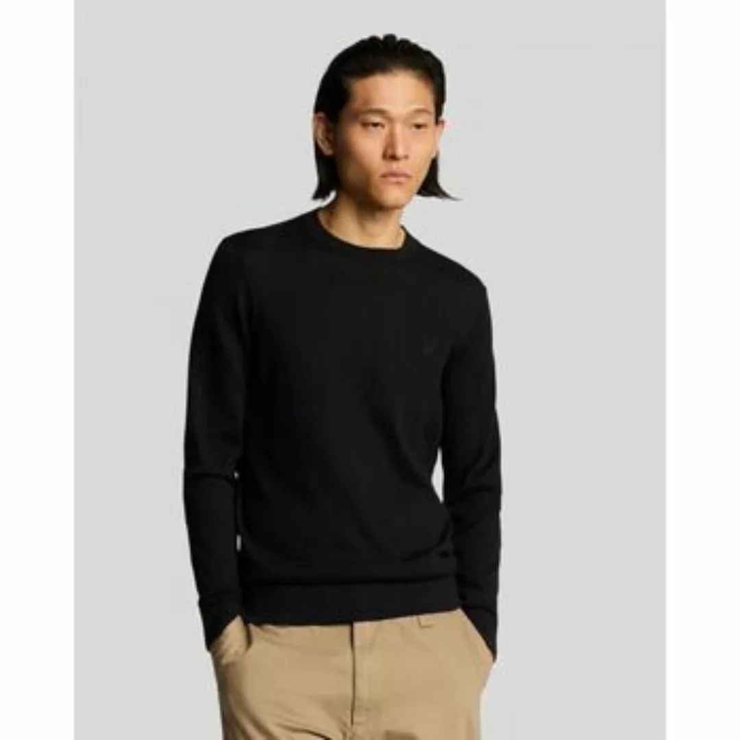 Lyle & Scott  Pullover KN2235TON SUPERFINE-Z865 JET BLACK günstig online kaufen