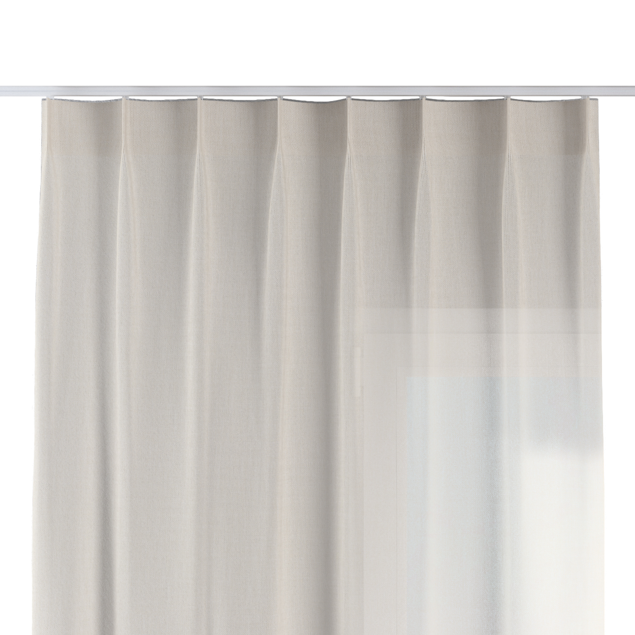 Vorhang mit flämischen 1-er Falten, creme, Sensual Premium (144-42) günstig online kaufen