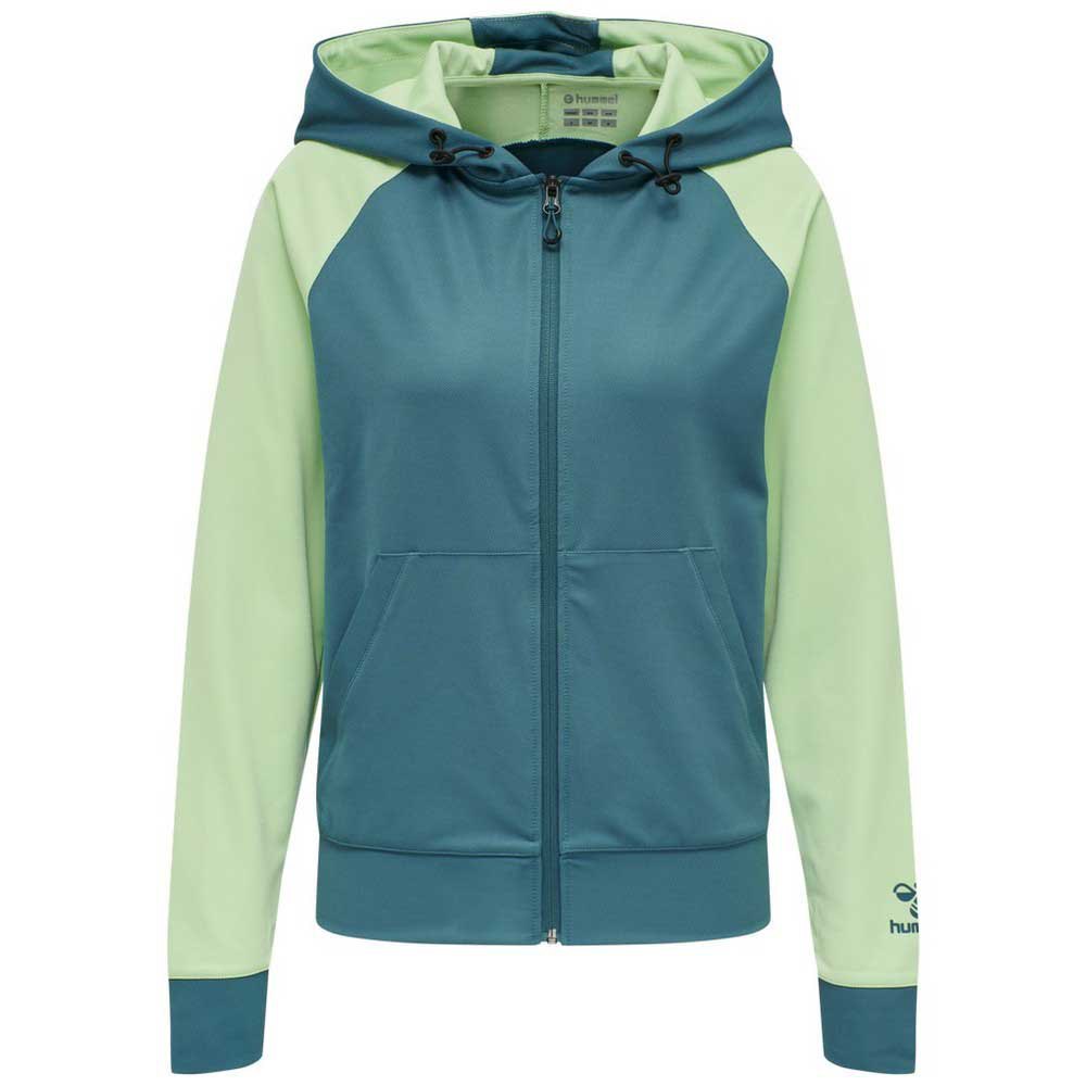 Hummel Action Sweatshirt Mit Durchgehendem Reißverschluss S Blue Coral / Gr günstig online kaufen
