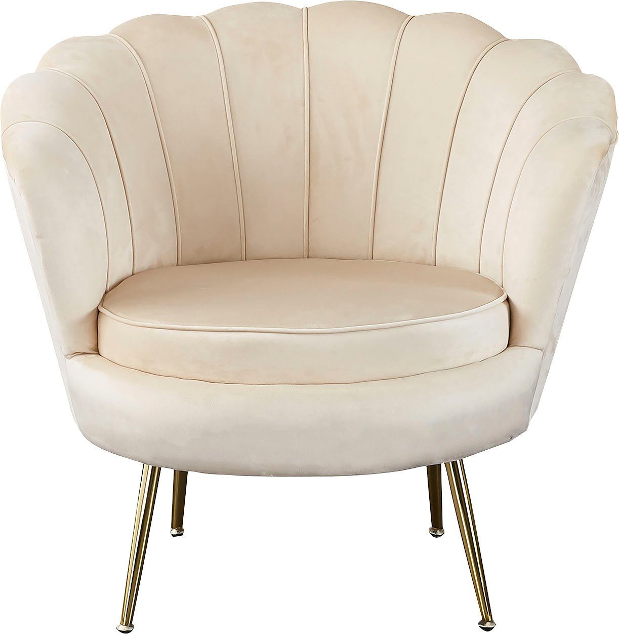 SalesFever Loungesessel "Clam", Prachtvoll extravagantes Design im Muschel- günstig online kaufen
