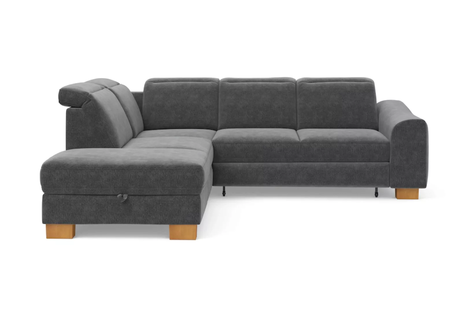Home affaire Ecksofa »Dundee L-Form«, wahlweise mit Kopfteilverstellung und günstig online kaufen