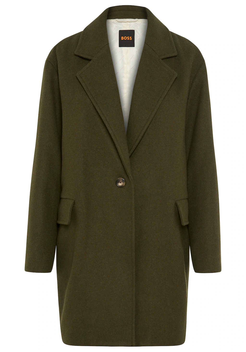 BOSS ORANGE Kurzmantel "Calesara Premium Damenmode", in gerader Passform, W günstig online kaufen