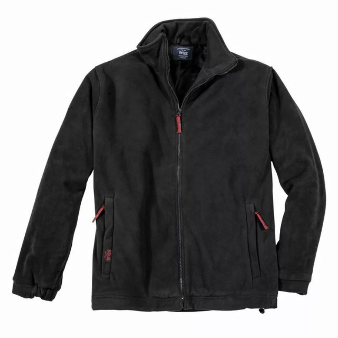 Brigg Fleecejacke Fleecejacke Brigg Übergröße schwarz günstig online kaufen