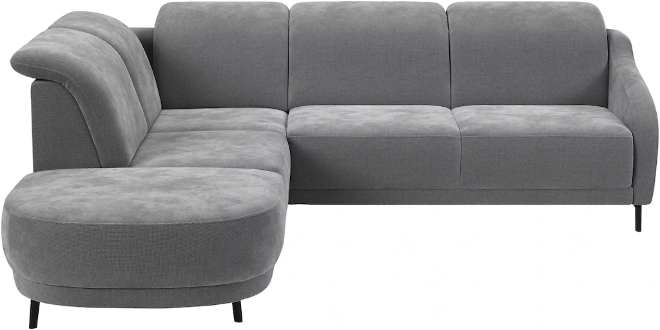 sit&more Ecksofa "Blues L-Form", wahlweise mit Klapptisch und USB günstig online kaufen