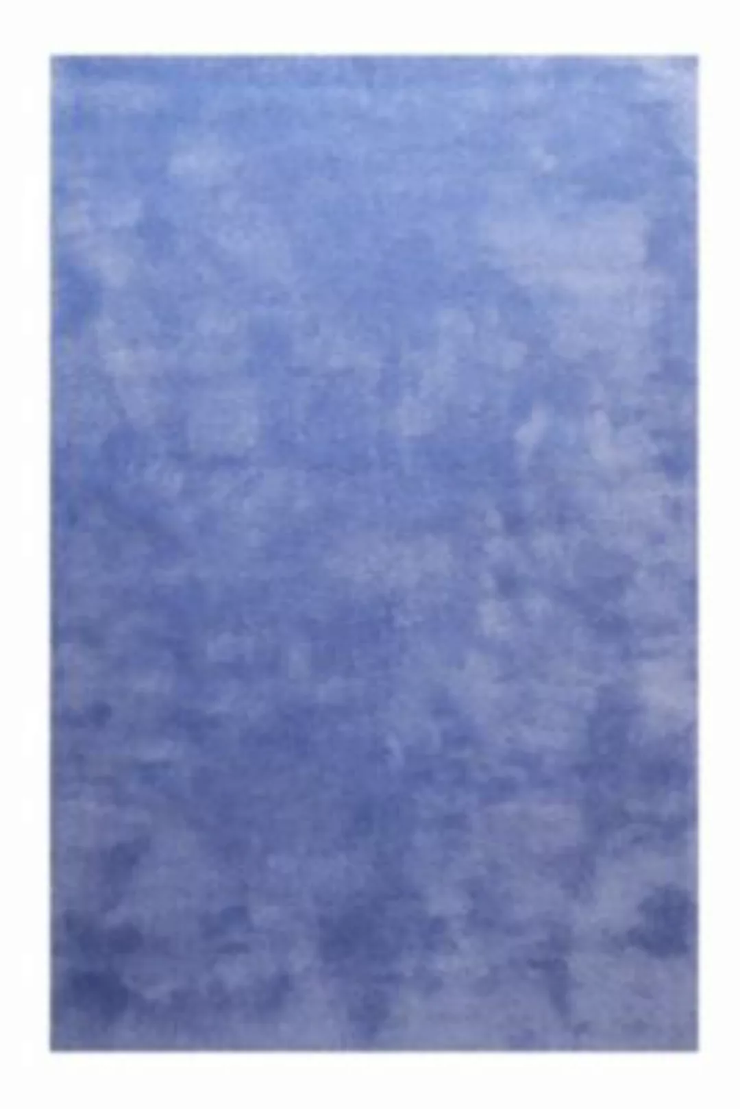 homie LIVING - Hochflorteppich -  Pisa - 25mm - pflegeleicht blau Gr. 130 x günstig online kaufen