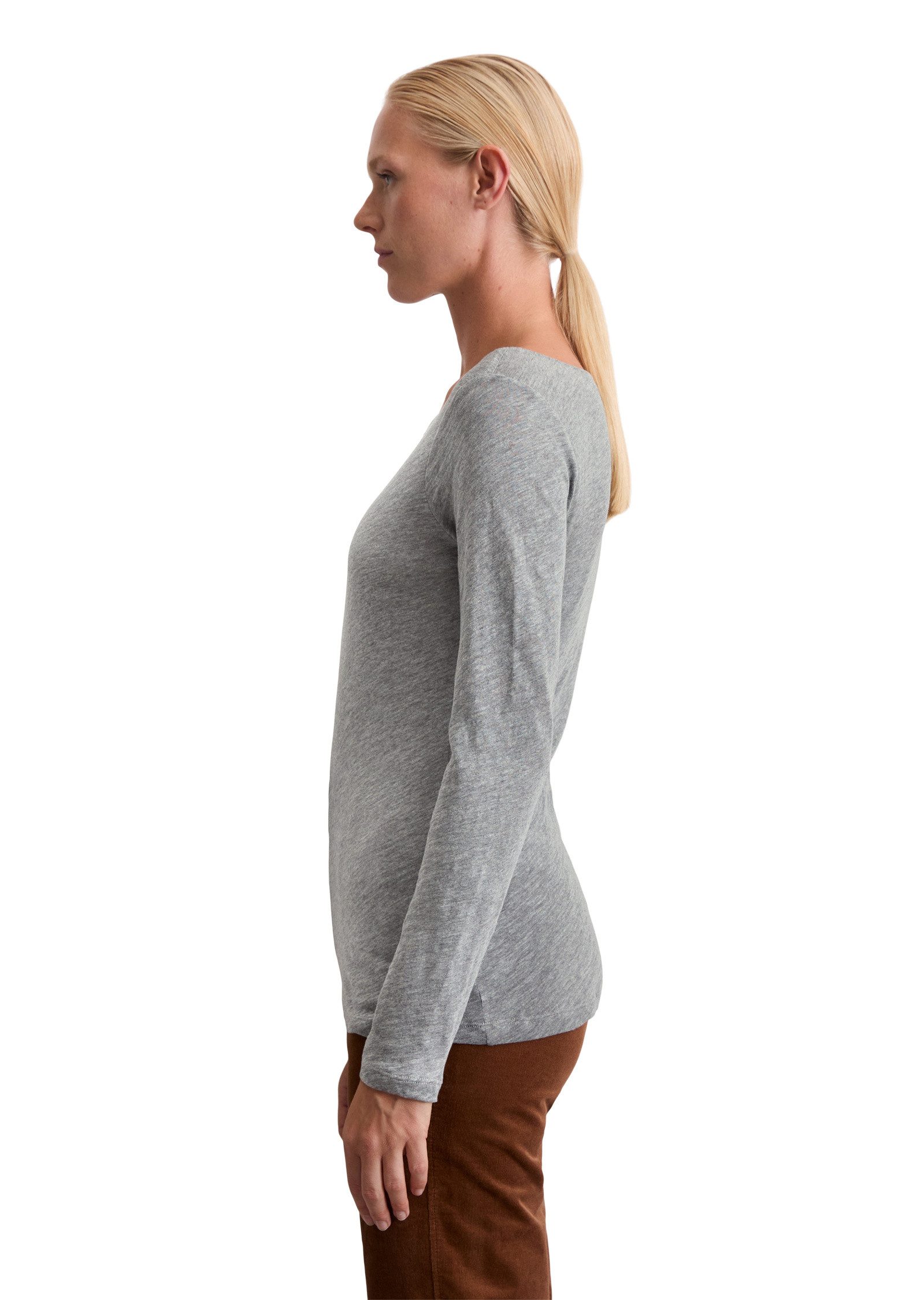 Marc O'Polo Langarmshirt aus Organic Cotton-Qualität günstig online kaufen