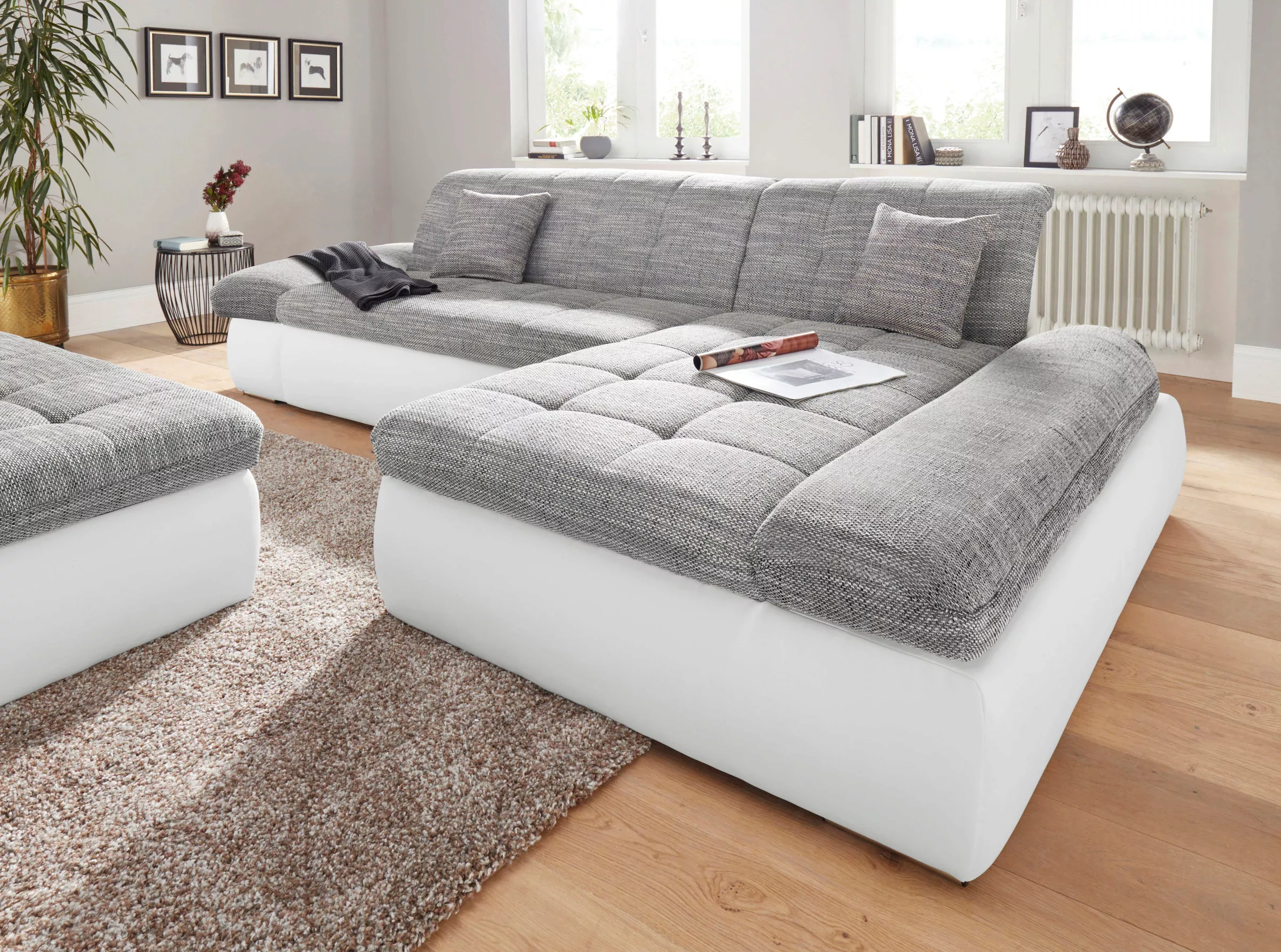 DOMO collection Ecksofa Moric Luxus - B/T/H 300/172/80 cm, XXL-Format, L-Fo günstig online kaufen