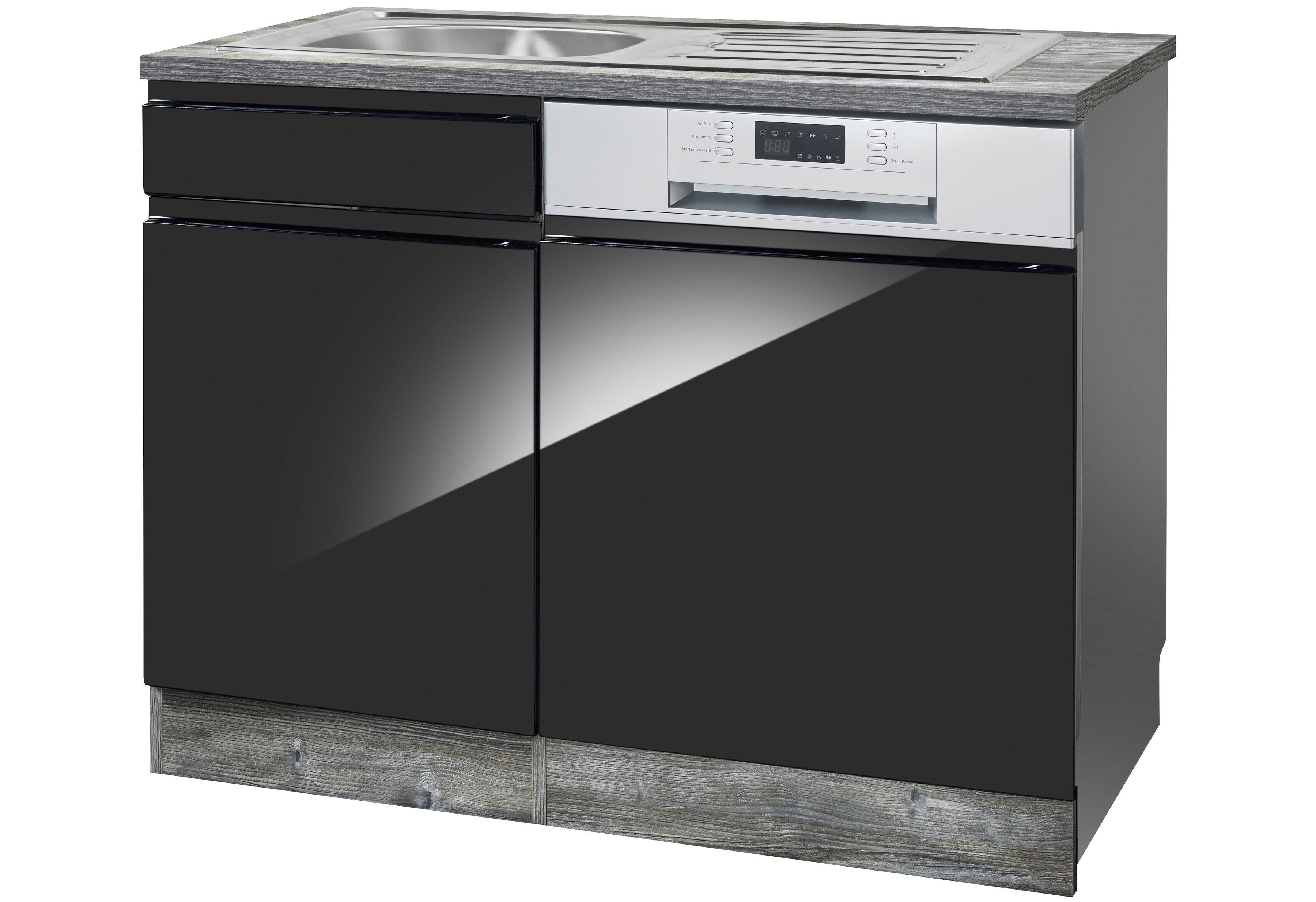 KOCHSTATION Spülenschrank "KS-Virginia", 110 cm breit, inklusive Einbauspül günstig online kaufen