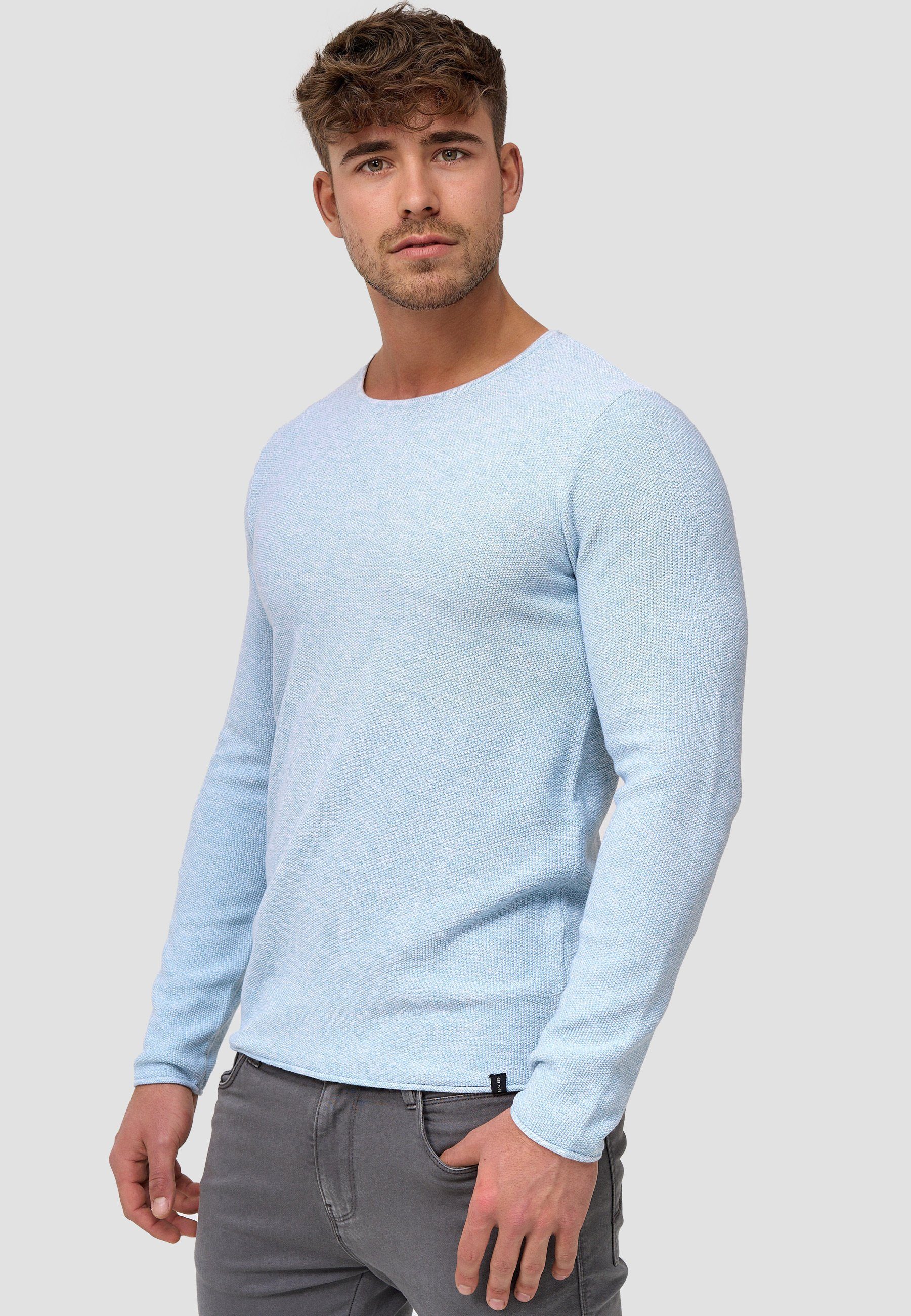 Indicode Strickpullover Loakim aus elastischer Baumwoll-Qualität, günstig online kaufen