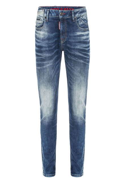 Cipo & Baxx 5-Pocket-Jeans Jeans mit tollen Stickereien, CD717 günstig online kaufen