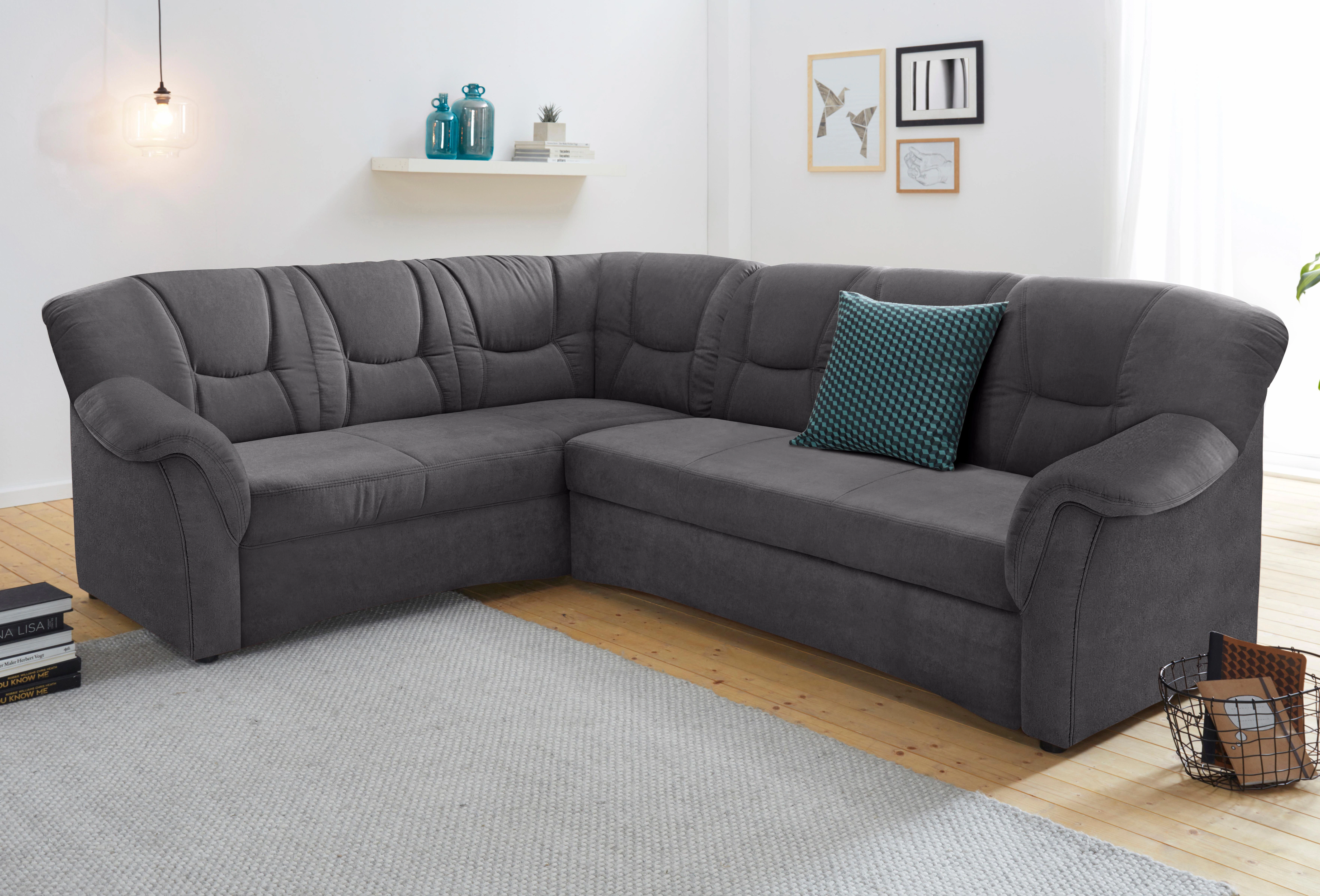 DOMO collection Ecksofa "Sarafina zeitlos und komfortabel, optional mit Fed günstig online kaufen
