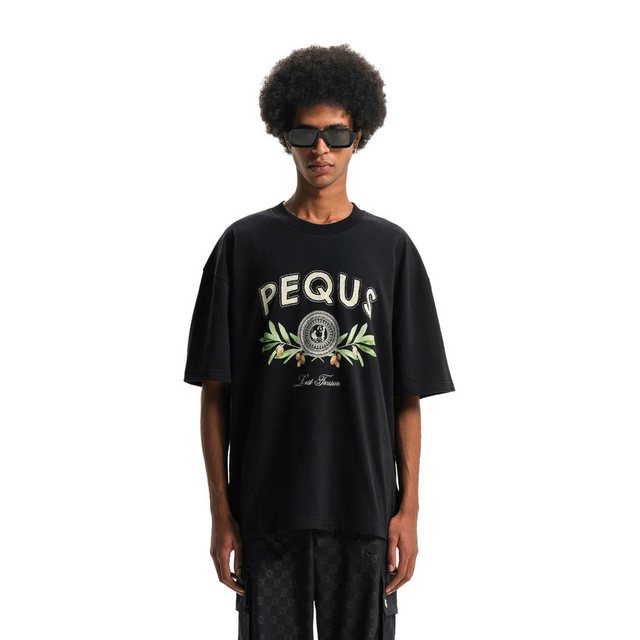 PEQUS T-Shirt Olive Coin Relic Tee, schwarz günstig online kaufen