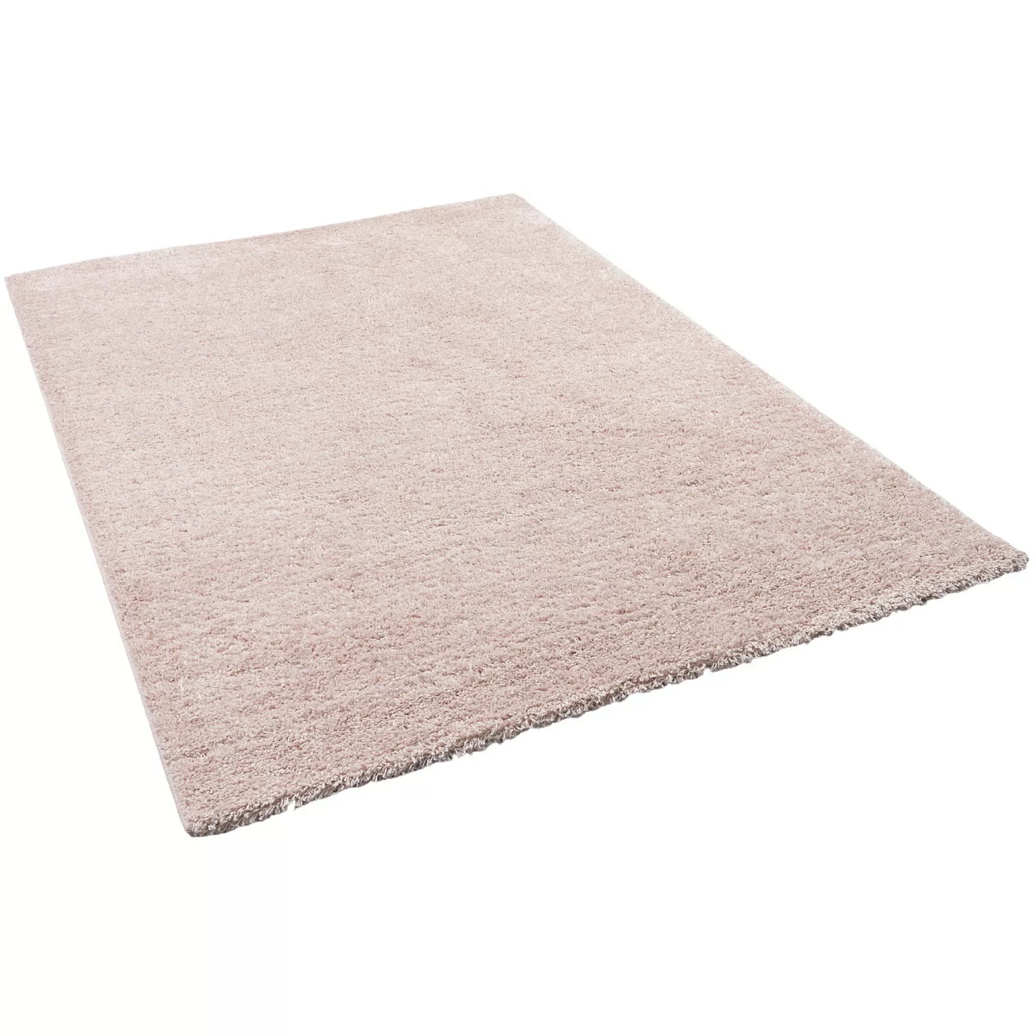 Pergamon Hochflor Langflor Teppich Aloha Rosa 140x200cm günstig online kaufen