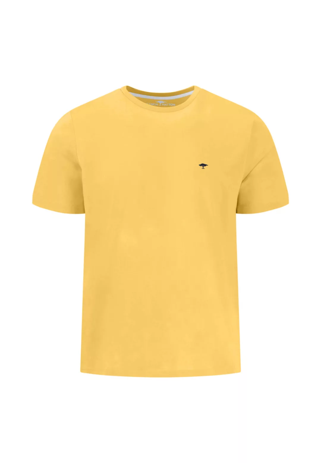 FYNCH-HATTON T-Shirt, mit Rundhals und Logo-Stickerei günstig online kaufen