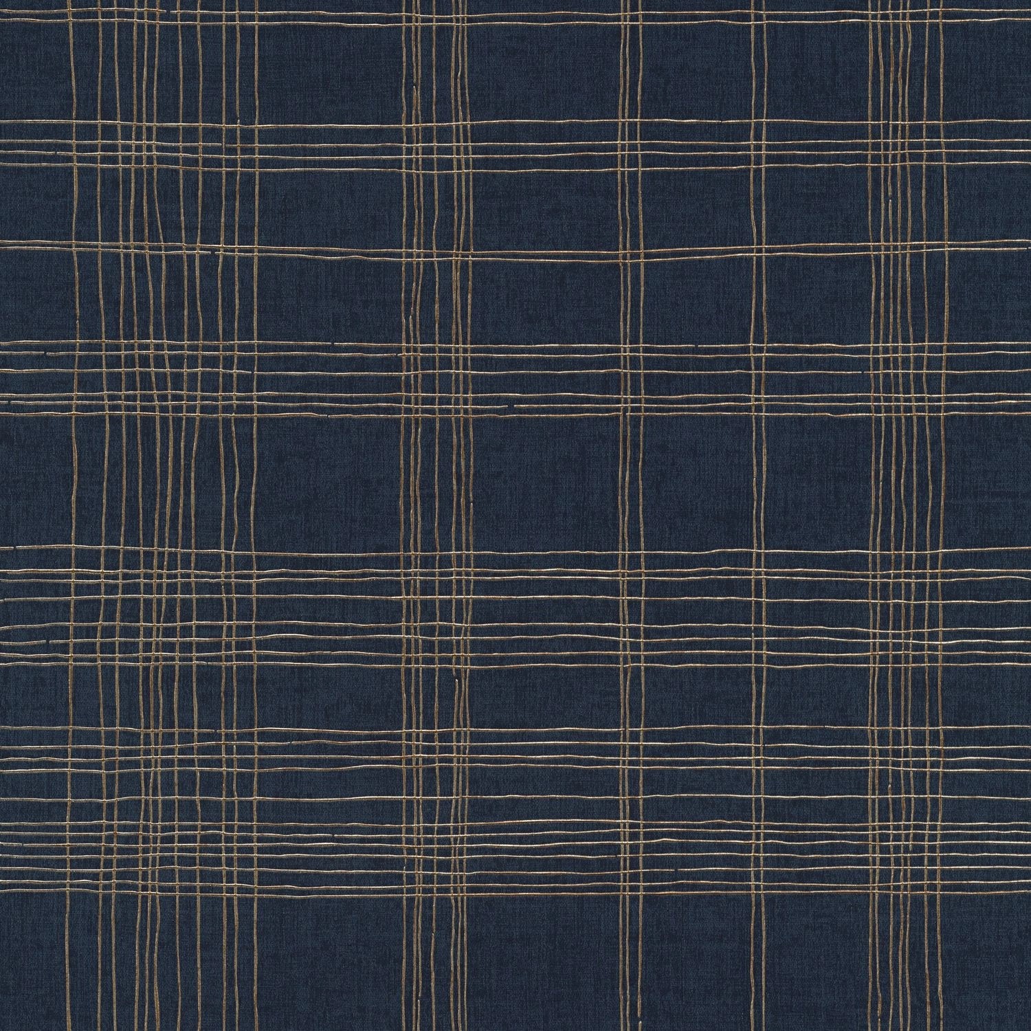 PROFHOME 379194-GU Grafik Tapete Geometrisch dezent schimmernd Blau Gold 0, günstig online kaufen