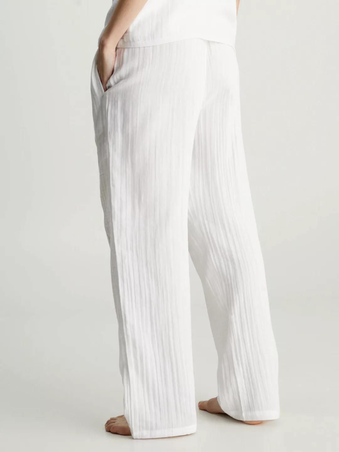 Calvin Klein Underwear Pyjamahose "SLEEP PANT", mit Markenlabel auf dem Bun günstig online kaufen