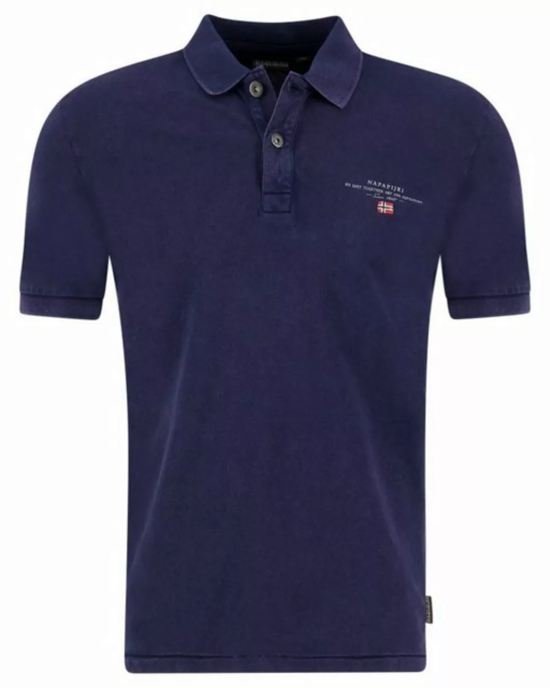 Napapijri Polo Elbas Navy Blau - Größe L günstig online kaufen