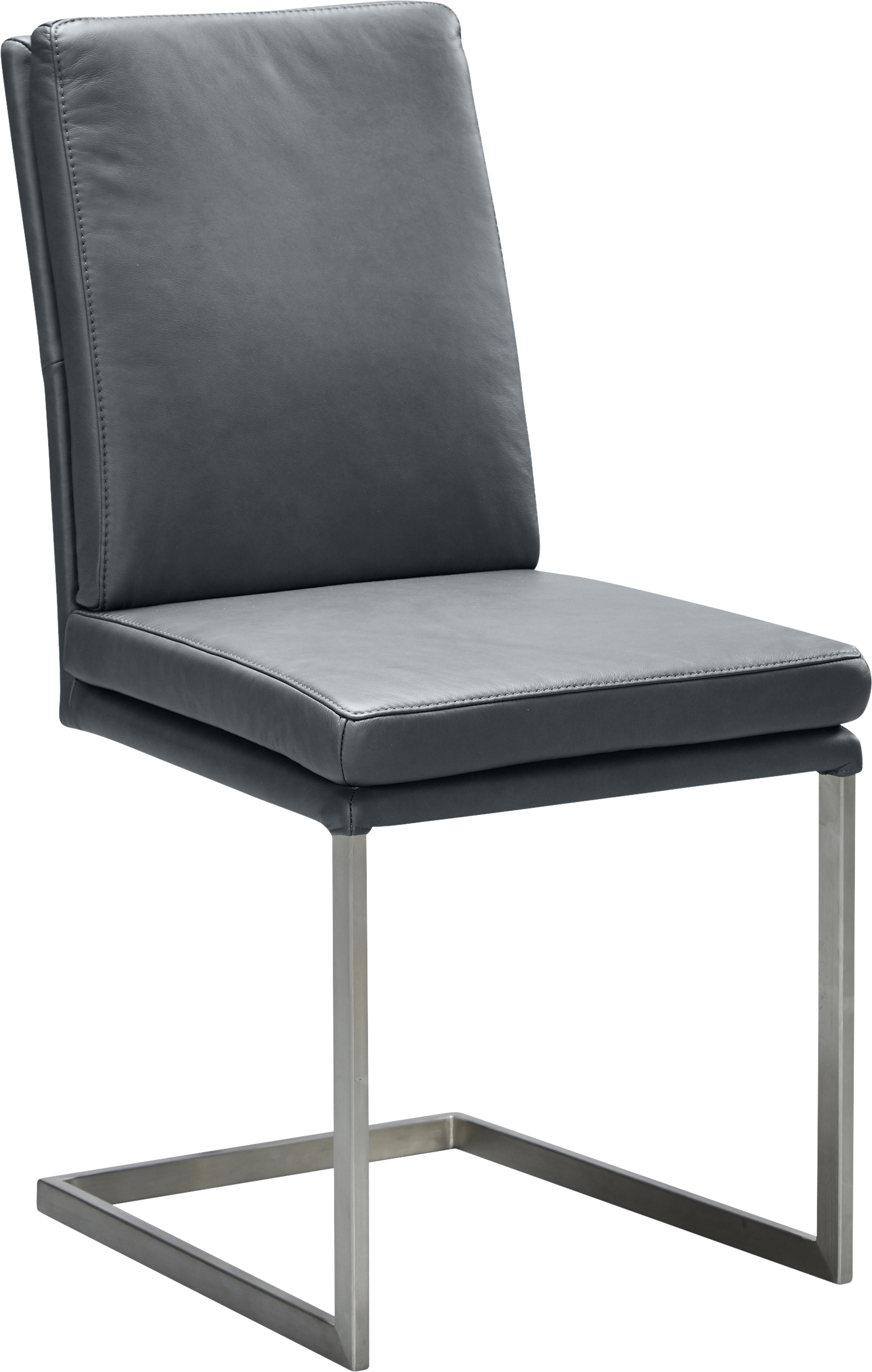 K+W Komfort & Wohnen Freischwinger, Leder CLOUD, stabiles Hochkantrohr, Unt günstig online kaufen