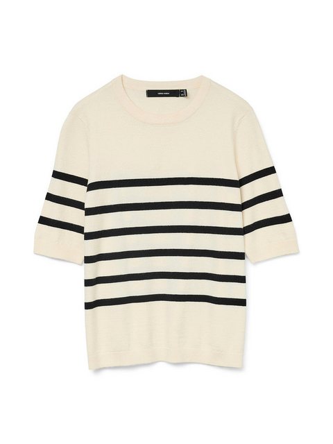 Vero Moda Kurzarmpullover VMSABA PLAIN (1-tlg) günstig online kaufen