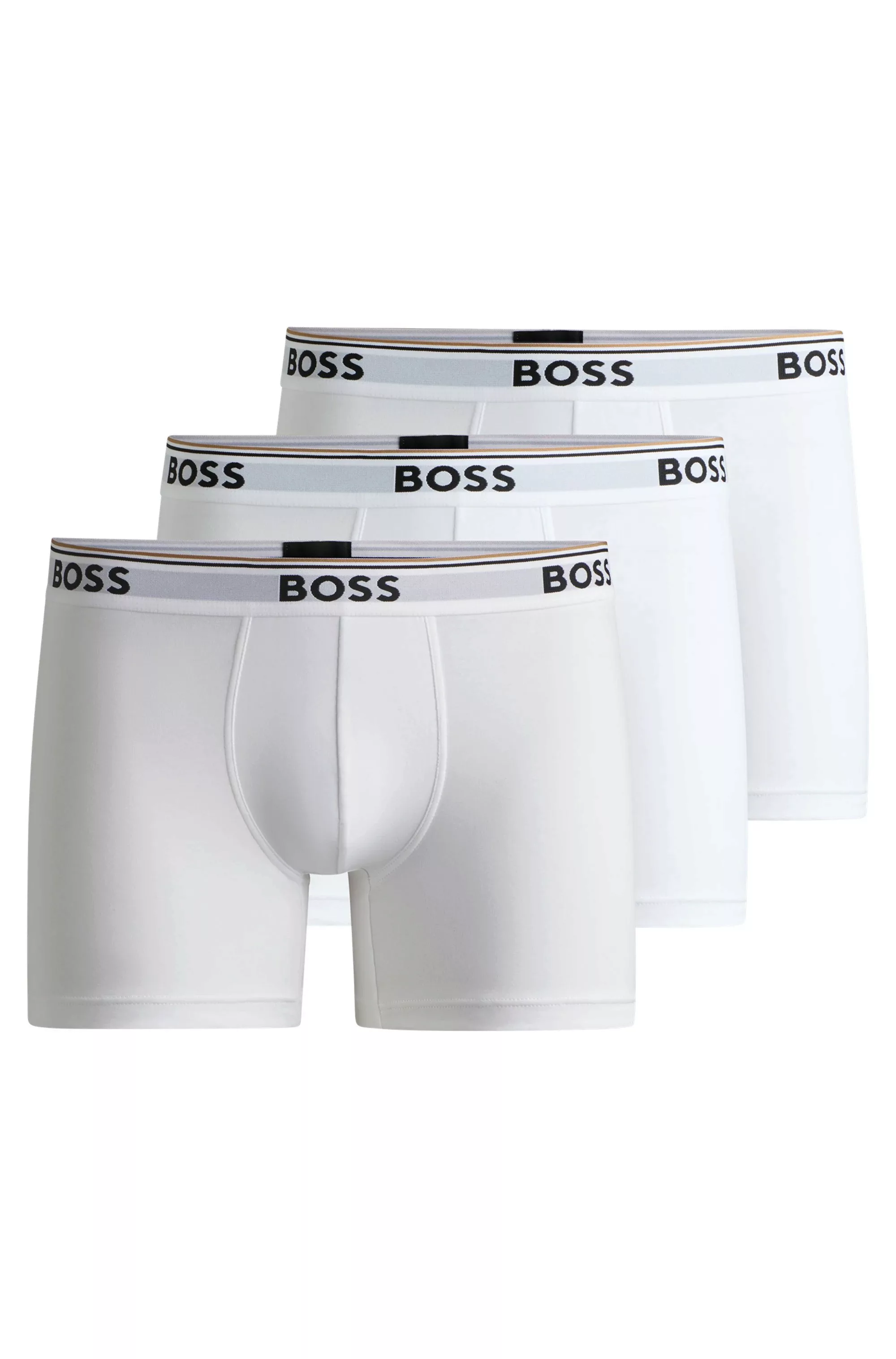 BOSS Langer Boxer "Boxer Brief 3P", (Packung, 3er-Pack), mit farblich passe günstig online kaufen