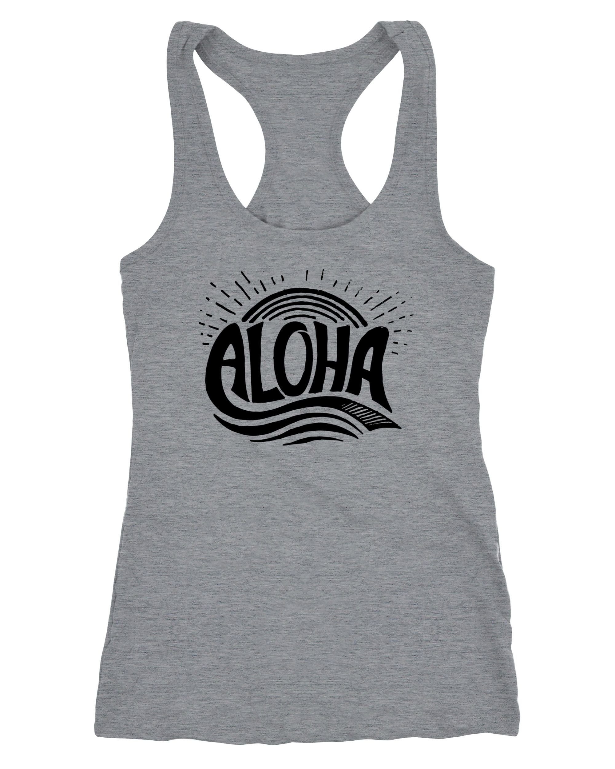 Neverless Tanktop Damen Tank-Top Aloha Wellen günstig online kaufen
